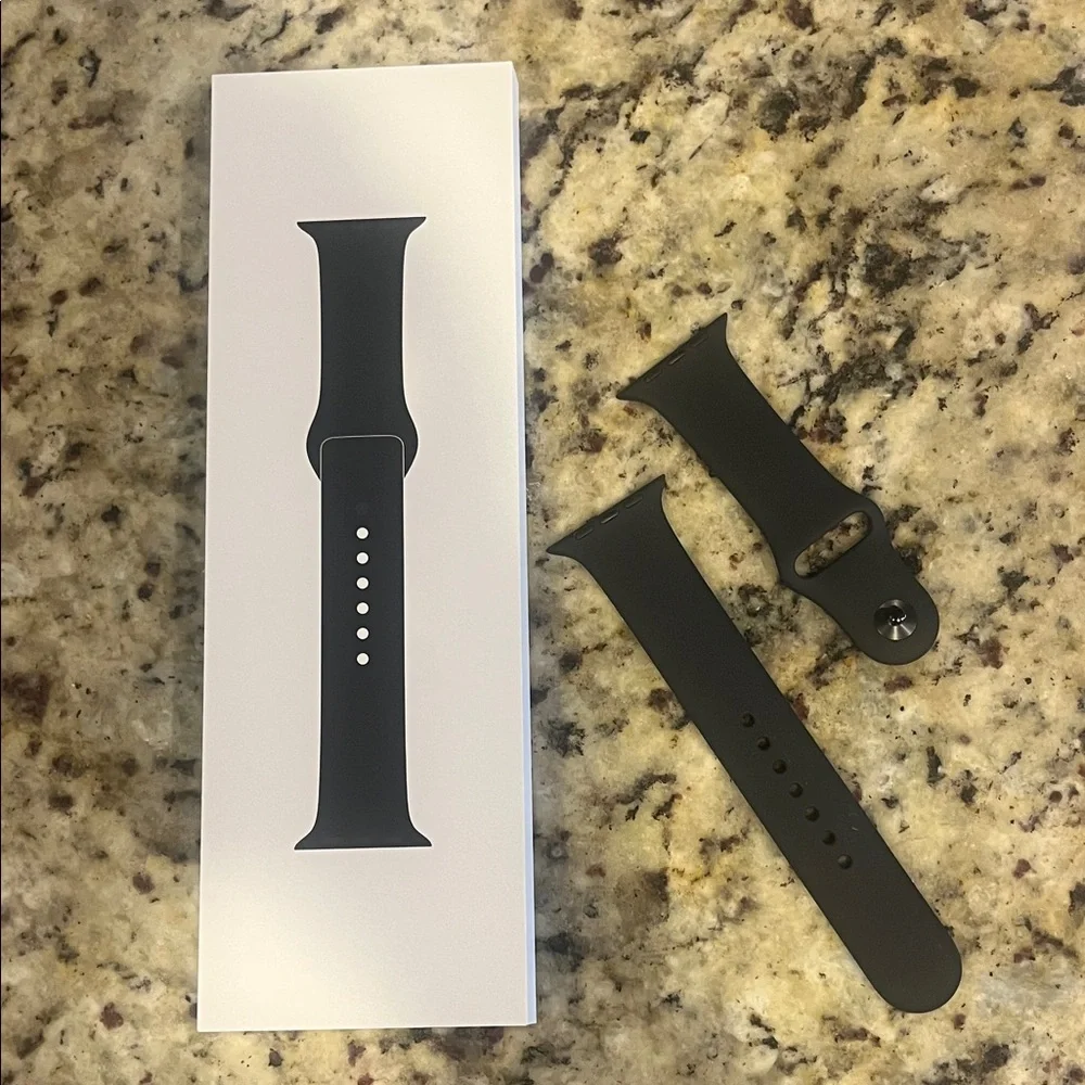 Apple Watch Sport Band Packaging — Space Black